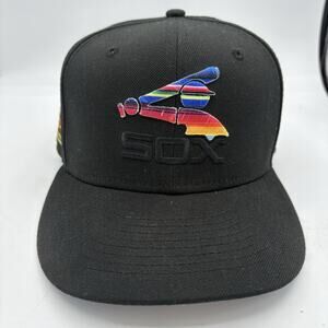 Chicago White Sox Hat Cap Fitted 7 1/8 New Era 59Fifty Comiskey Park Cooperstown